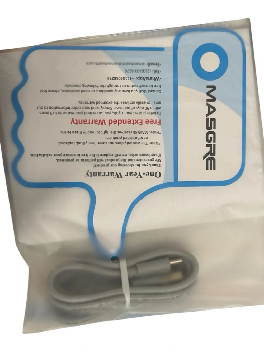 MASGRE U20 Neck & Shoulder Massager with Heat I Cordless Shiatsu Deep Tissue